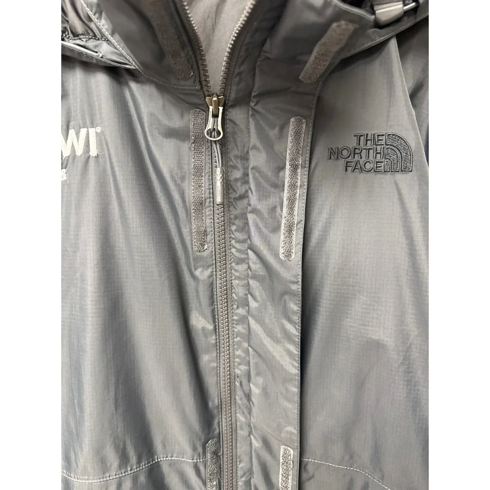 The North Face DryVent Jacket Men L Grey Hooded Rain Windbreaker Gorpcore Hiking